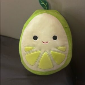 Green and White Plush Lime Squishmallow